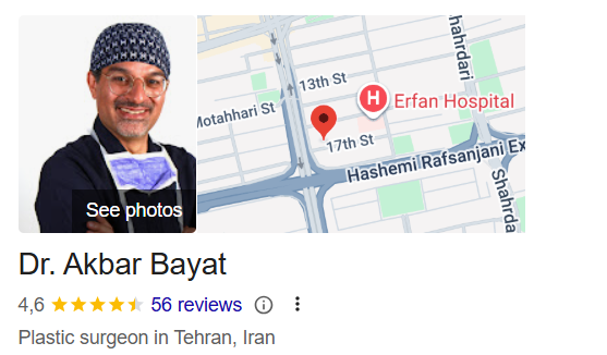 دکتر اکبر بیات | بهترین جراح لیفت صورت در تهران سعادت اباد